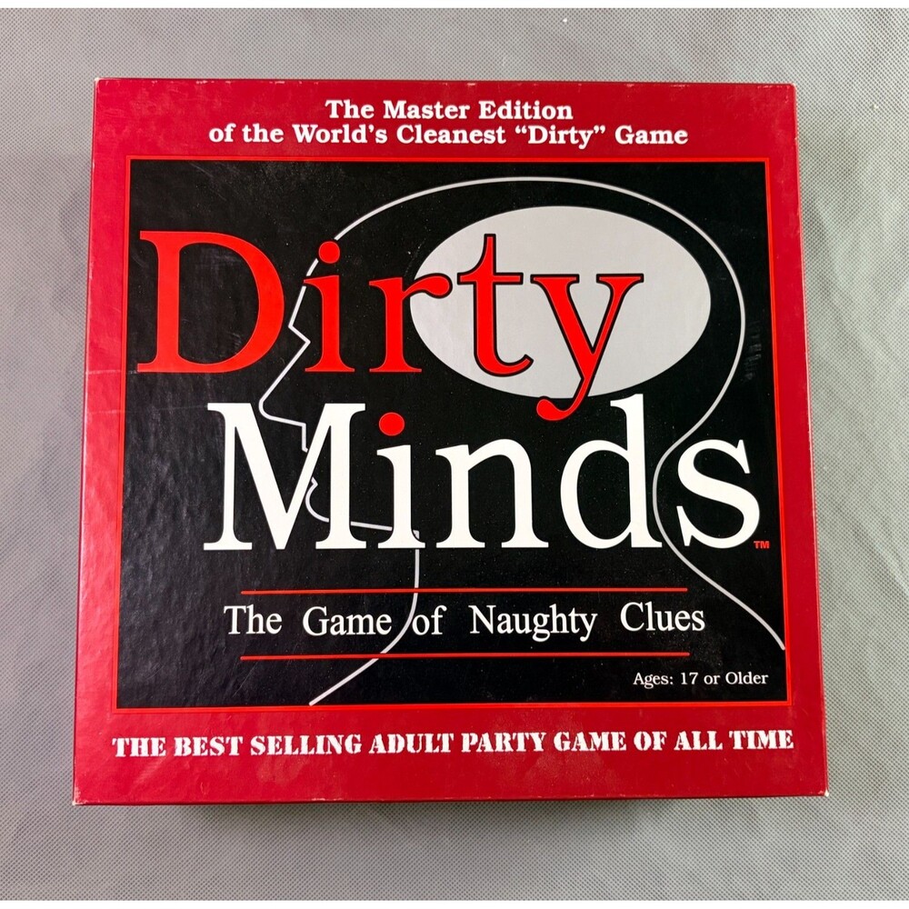 Dirty Minds Master Edition Adult Party Board Game: The Game of Naughty Clues